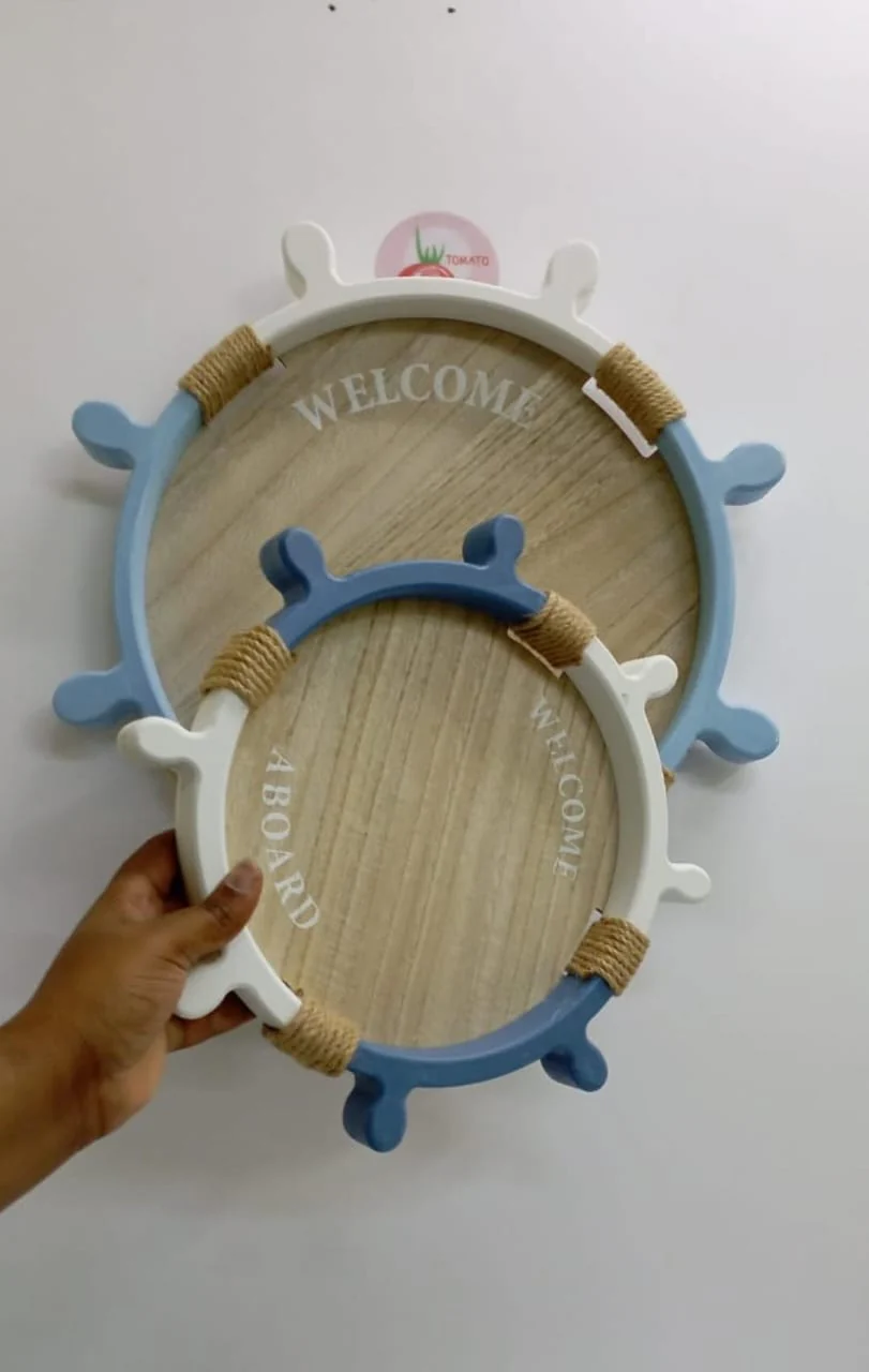 2 in 1 Mediterranean  decorative  Sailor Themed tray - Image 2