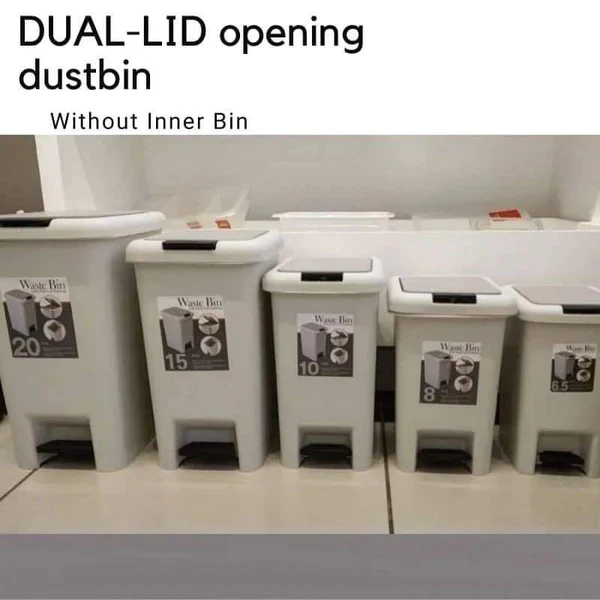 2 in 1 Pedal/push Dustbin 45l - Image 5
