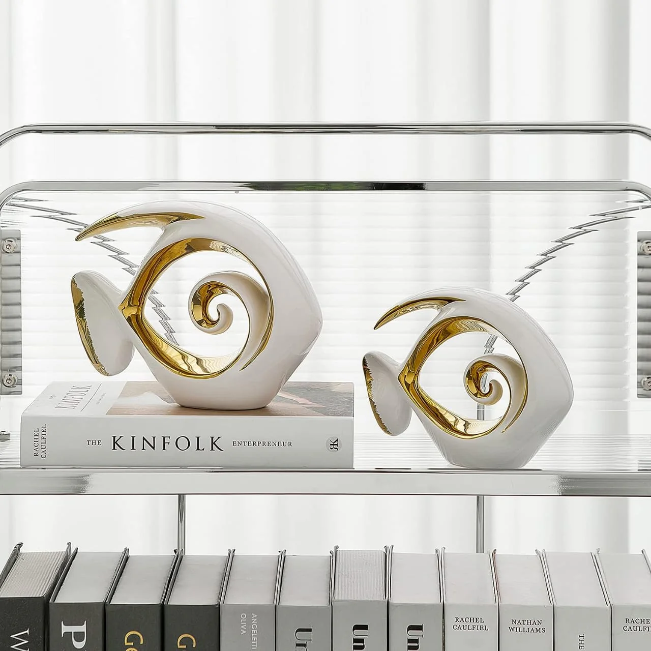 2 Pcs Fish Sculpture - Image 4