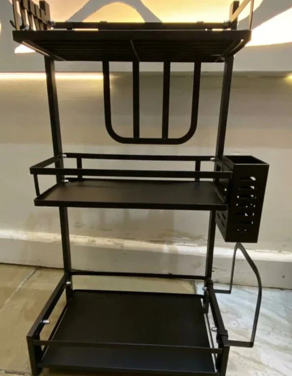 3 Tier Multi Functional Spice Storage Rack - Image 5