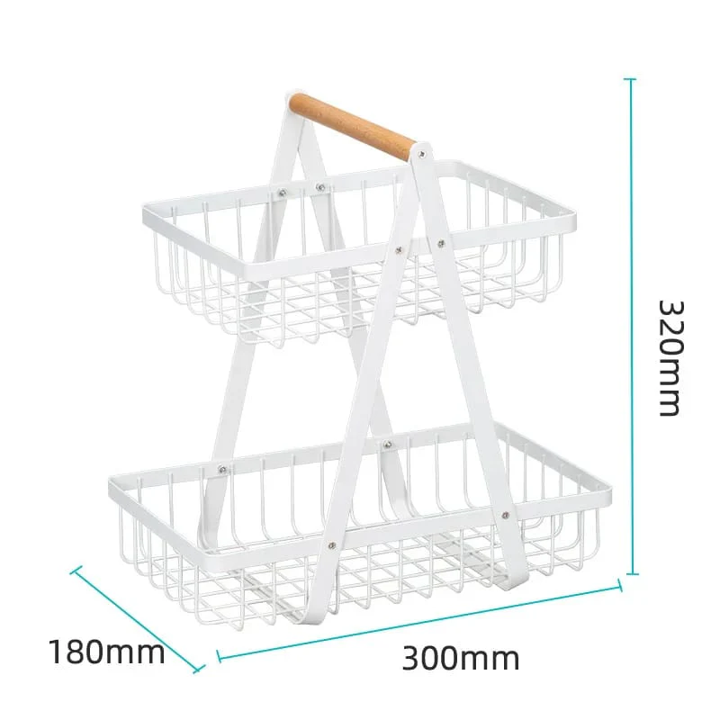 2-Tier Fruit Basket - Image 5