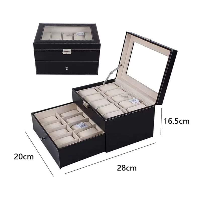 20 slots watch Organizer/storage box - Image 2