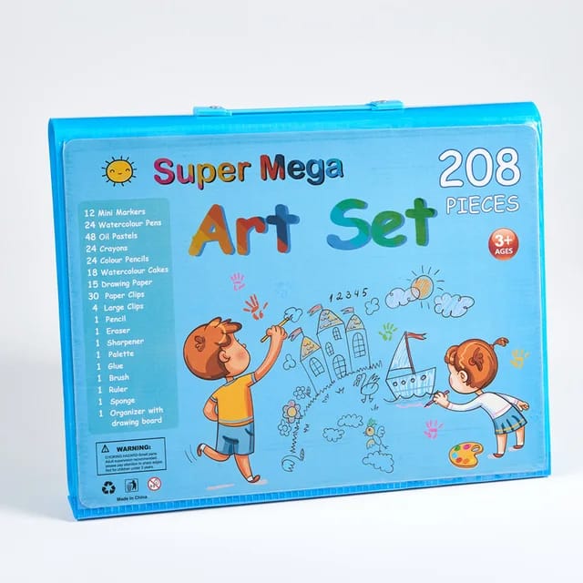 208 pcs kids super mega art set - Image 4