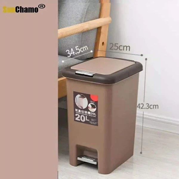 15 Litres -2 in 1 Pedal/Push Bin - Image 2
