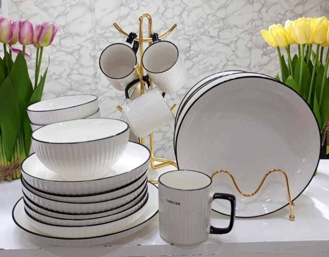 24pcs Japanese Dinner Set - Image 3