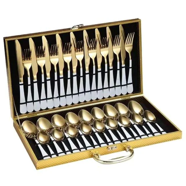 24pcs Cutlery Set in a Gift/ Briefcase - Image 5
