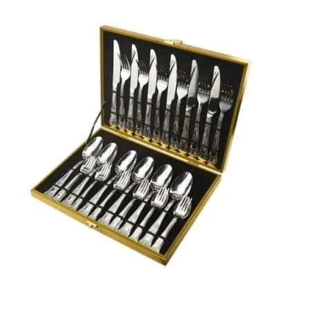 24pcs Cutlery Set in a Gift/ Briefcase - Image 6