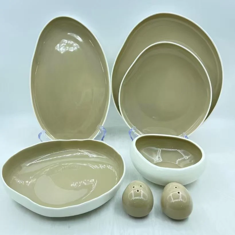 27pcs European Double Glaze Porcelain Dinner Set | Elegant Luxury Tableware in Kenya - Image 3