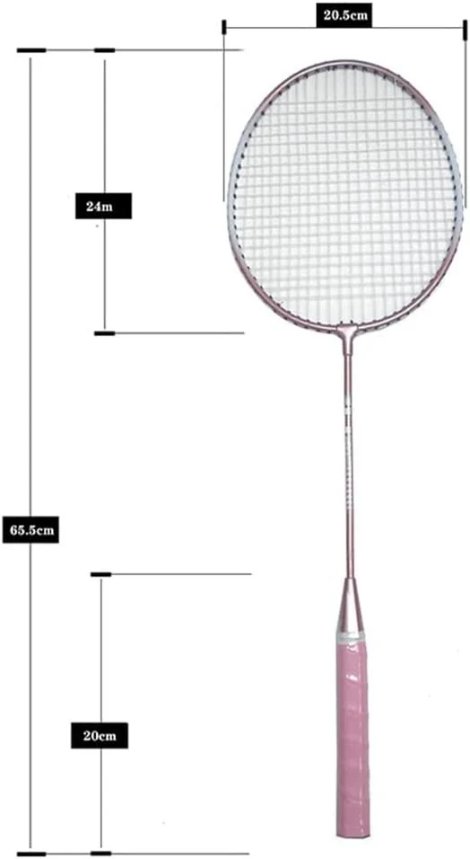 2pcs Badminton Rackets And Carrying Bag Set Badminton Racquet Set Indoor Outdoor Sports - Image 3
