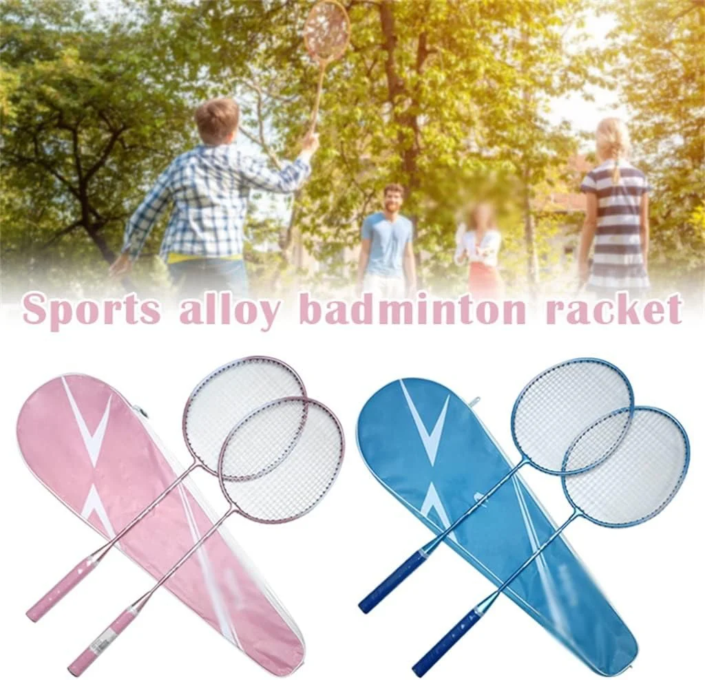 2pcs Badminton Rackets And Carrying Bag Set Badminton Racquet Set Indoor Outdoor Sports - Image 4