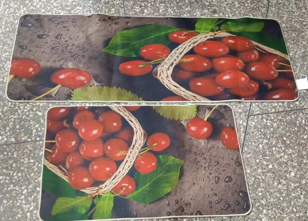 2pcs Exquisite Rubber Bottom Kitchen Mats - Image 4