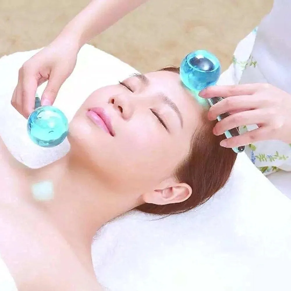 2pcs Ice Globes for Facials Massage Tool Set - Image 3