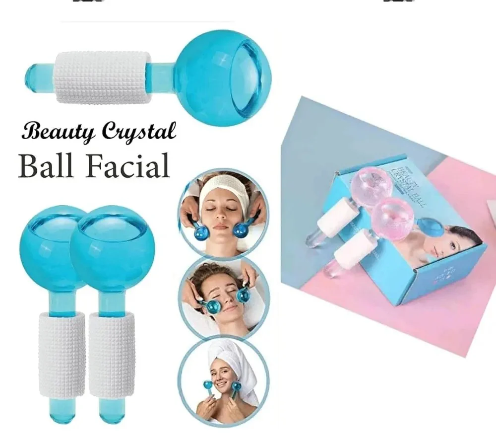 2pcs Ice Globes for Facials Massage Tool Set - Image 4