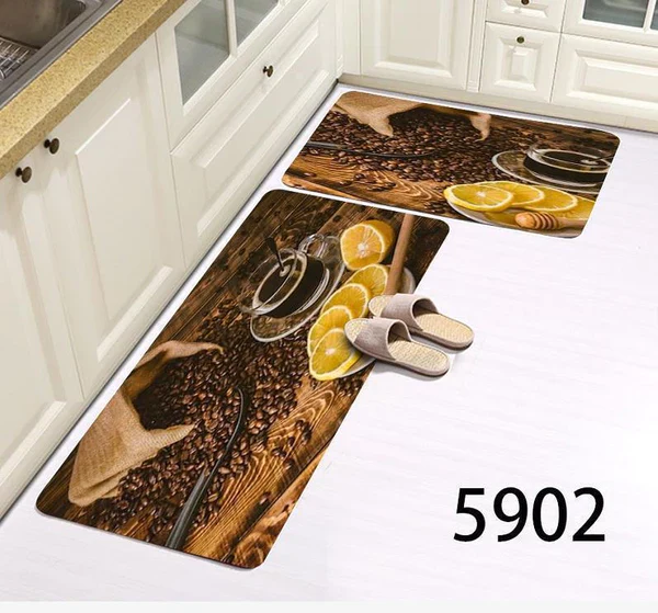 2pcs kitchen mats with rubber super non-slip underside - Image 7