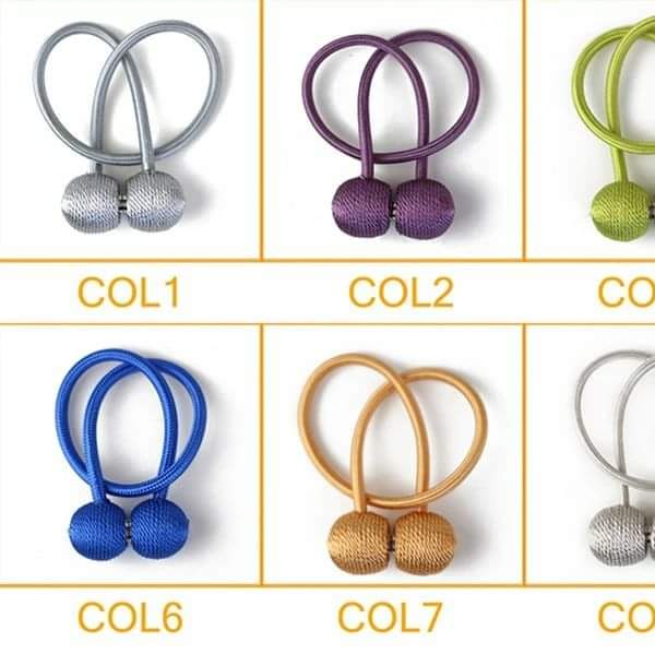 2pcs Magnetic Curtain Holders - Image 8
