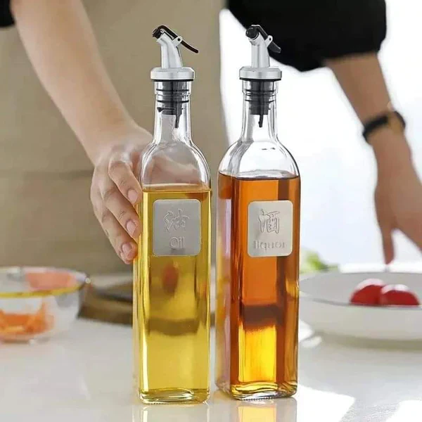 2pcs Oil/Vinegar Glass Dispenser - Image 2