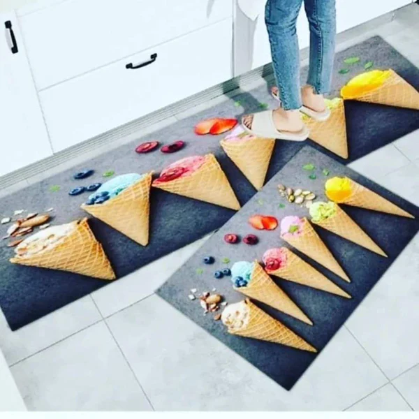 2pcs Rubber bottom kitchen mats - Image 10