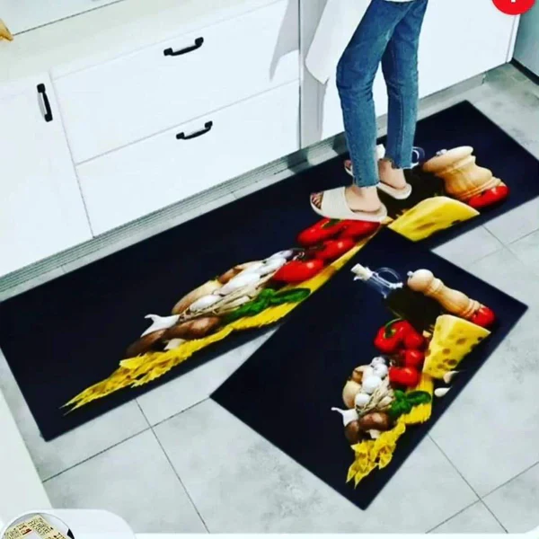 2pcs Rubber bottom kitchen mats - Image 14