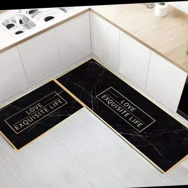2pcs Rubber bottom kitchen mats - Image 5