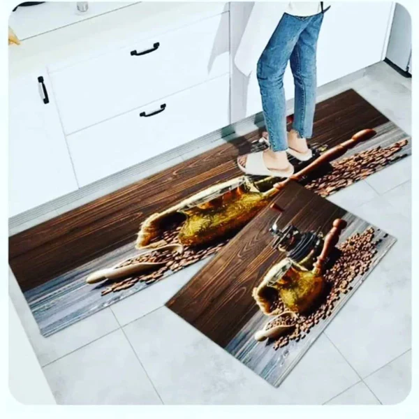 2pcs Rubber bottom kitchen mats - Image 8