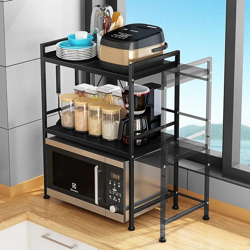 2Tier Telescopic Adjustable Microwave stand - Image 2