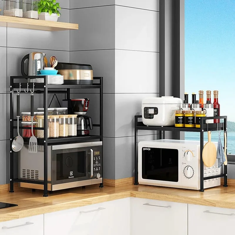 2Tier Telescopic Adjustable Microwave stand - Image 3