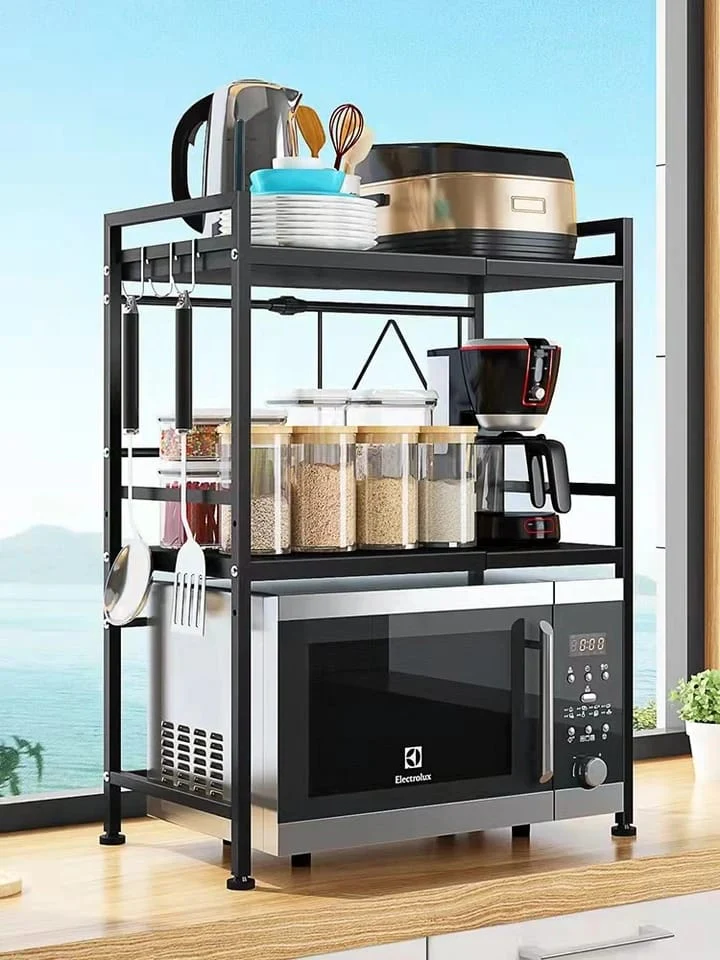 2Tier Telescopic Adjustable Microwave stand - Image 4