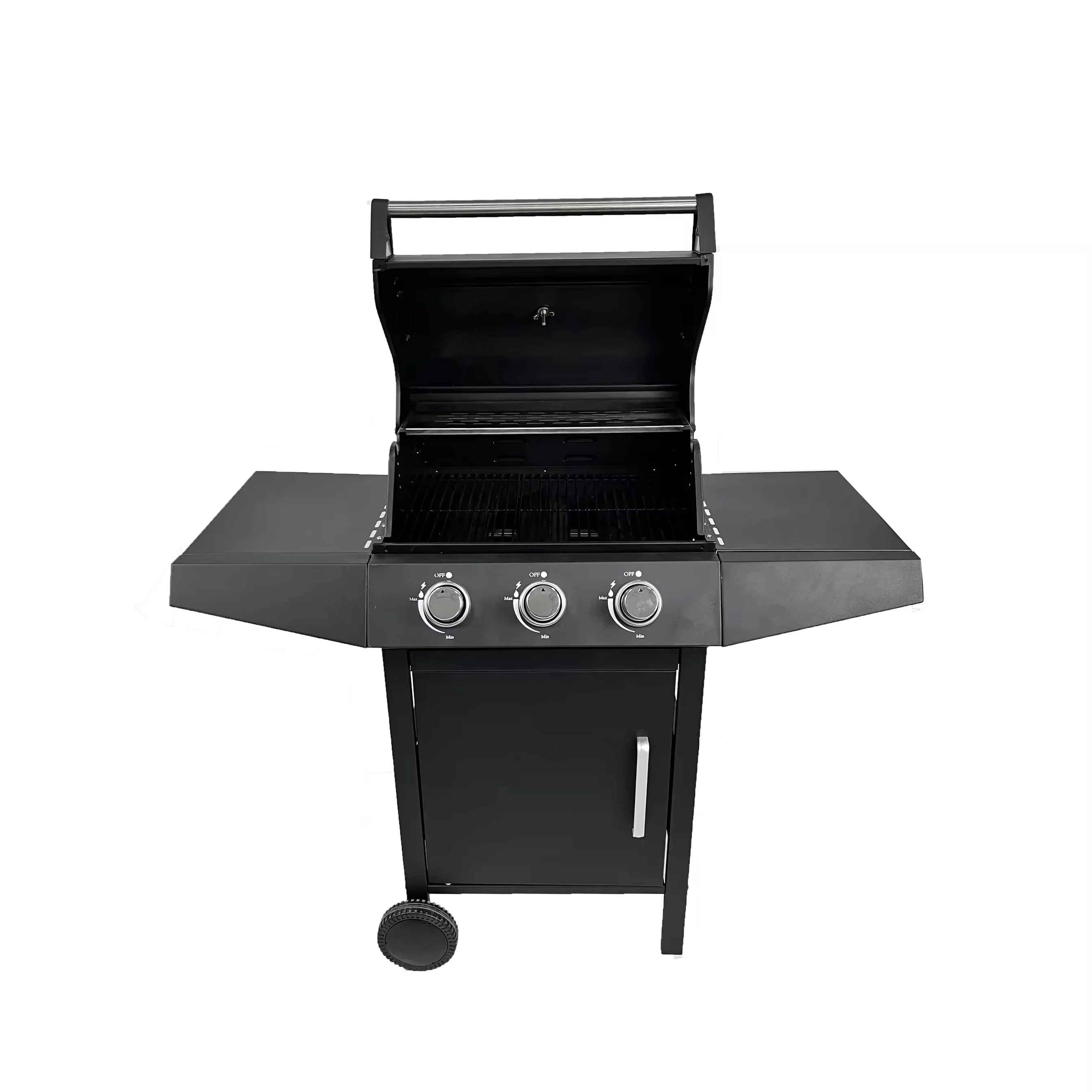 3-Burner Gas Grill with Warming Rack Portable Outdoor BBQ Grill for Patio, Backyard & Balcony Cooking in Kenya - Image 2