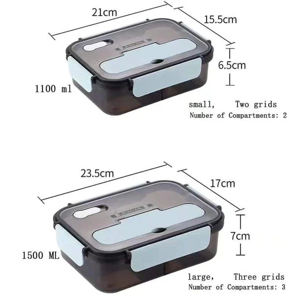 3 Grid Lunch Box - Image 5