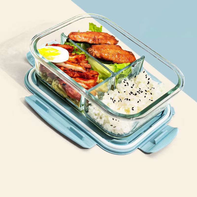 3 Grid Microwave Lunch Box Large Capacity 1400mls - Image 4