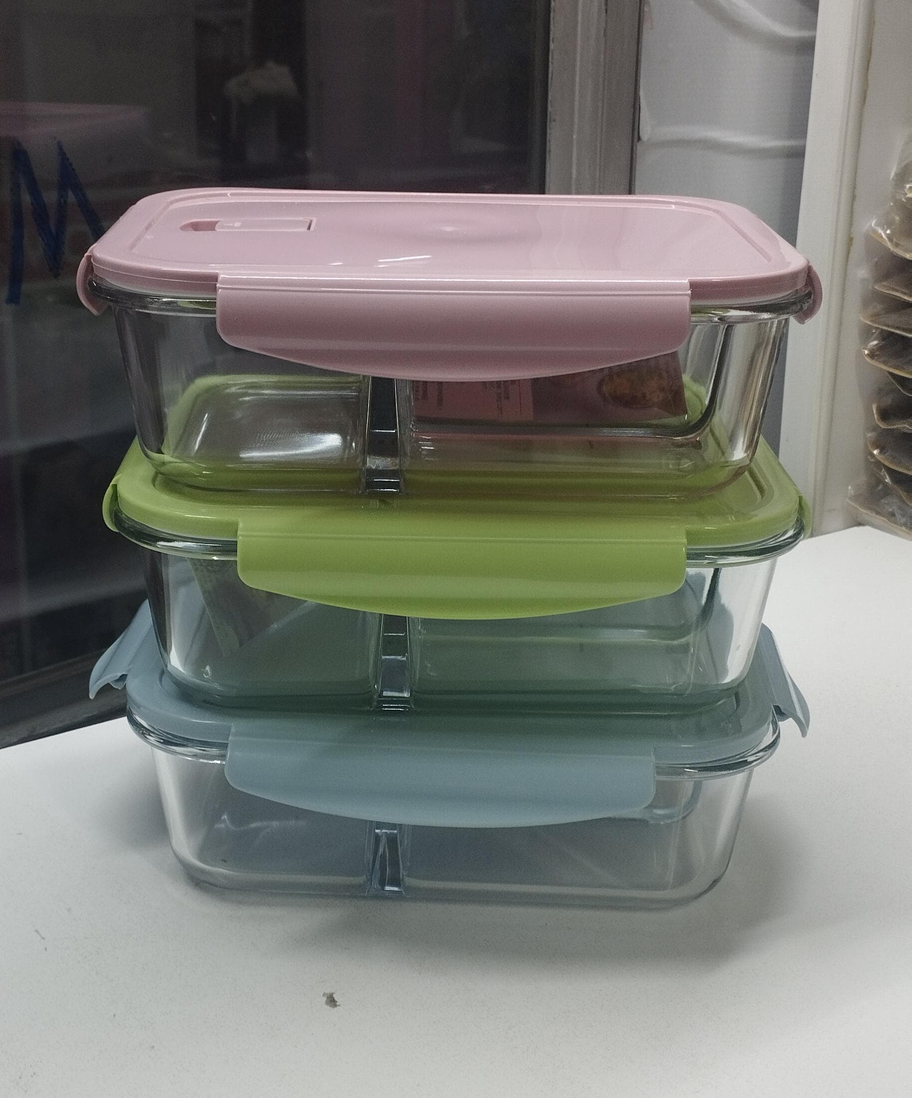 3 Grid Microwave Lunch Box Large Capacity 1400mls - Image 5