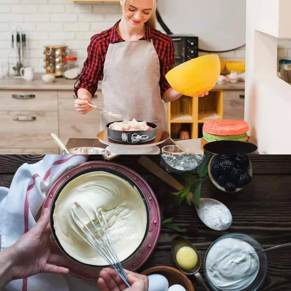 3 in 1 baking cake mould set - Image 4