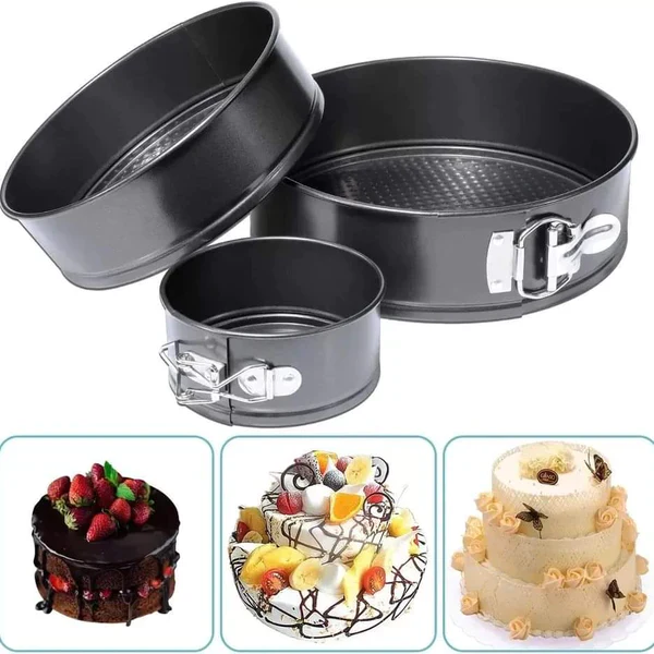 3 in 1 baking cake mould set - Image 6