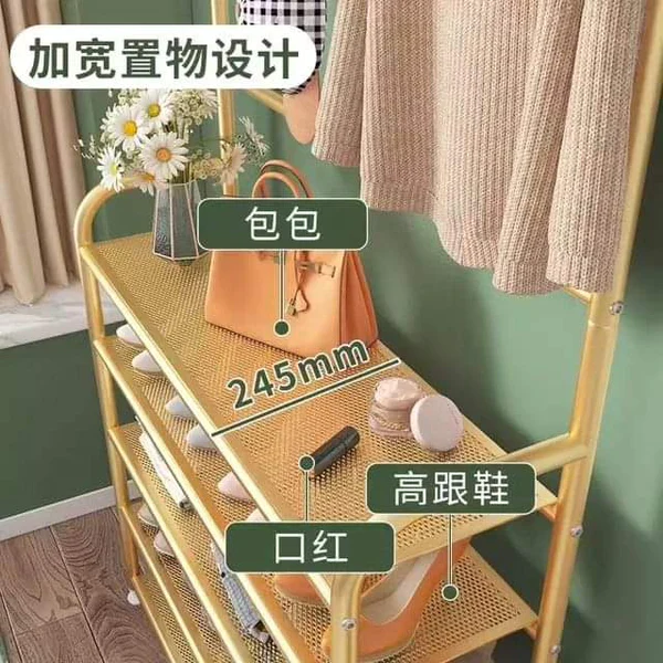 3 in 1 Four tier wide storage rack/hanger - Image 2