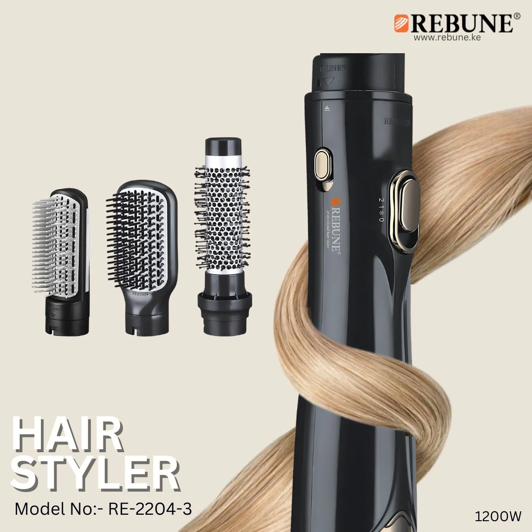 3 In 1 Hot Air Styler Hair Styler New Styling Tool Hair Staightener - Image 2