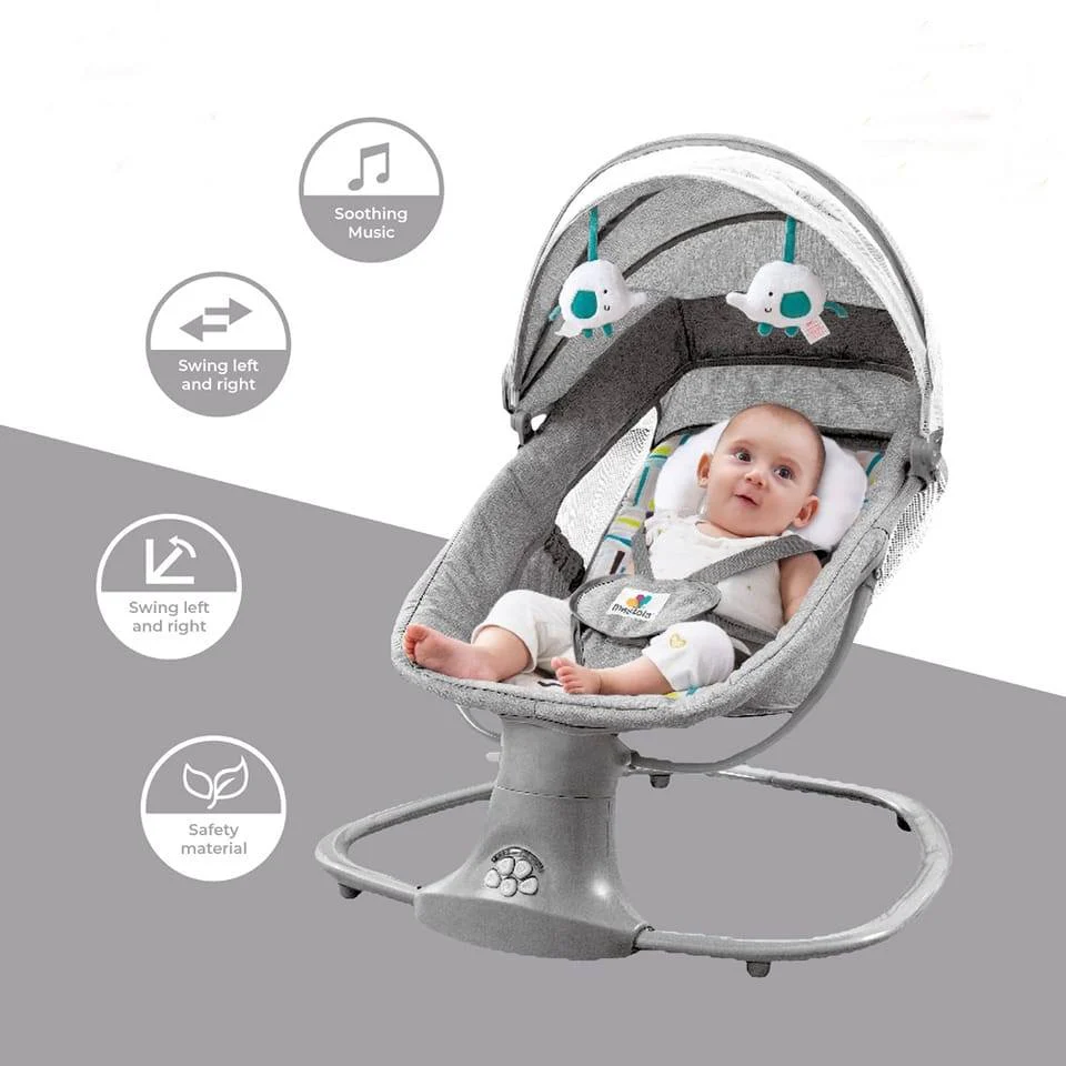 3 in 1 Mastela Deluxe Remote Control Bassinet Electric - Image 5