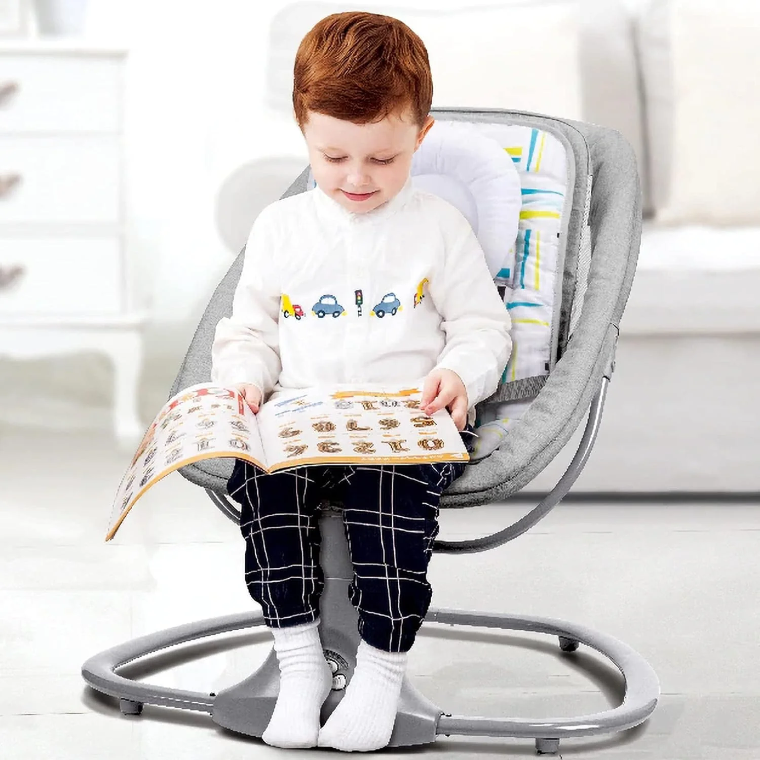 3 in 1 Mastela Deluxe Remote Control Bassinet Electric - Image 9