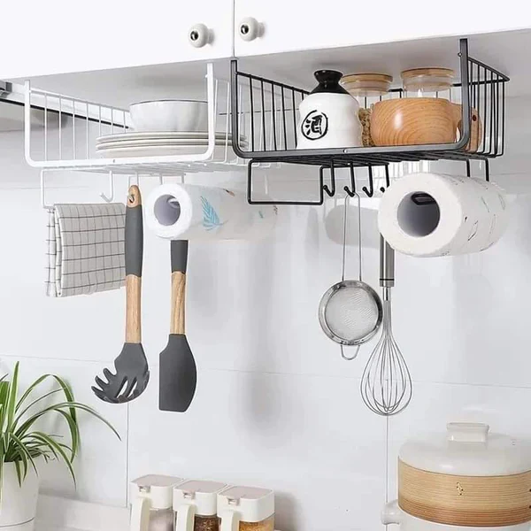 3 in 1 Metallic Under the Shelves Organizers - Image 2