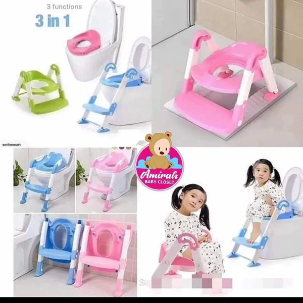 3 in 1 Toilet ladder/Kids Toilet Trainer - Image 4