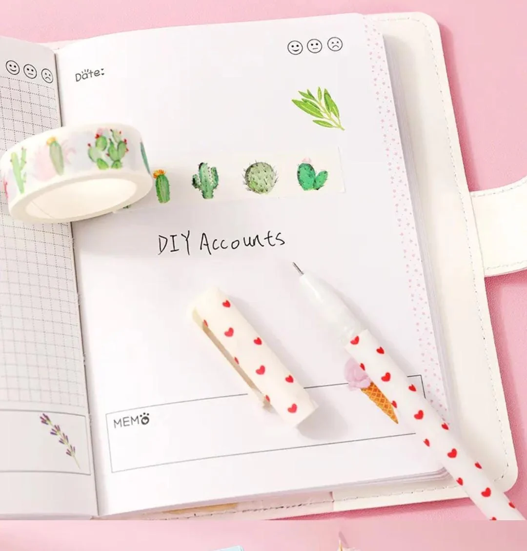 3 in1 Cute Children Notebook with a pen+Tape - Image 2