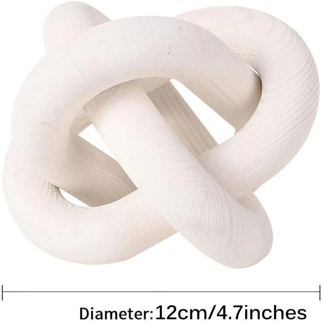 3-link pine wood chain link shelf decor - Image 3