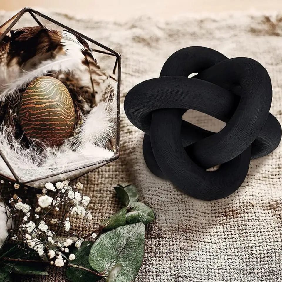 3-Link Wood Chain Link Decor - Image 5