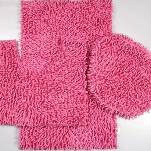 3 pcs Microfiber toilet mat set - Image 6