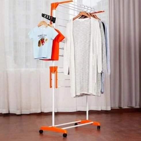 3 tier collapsible outdoor clothes Drying rack - Image 2