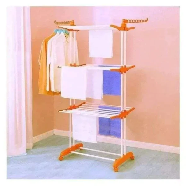 3 Tier Collapsible Outdoor Clothes Drying rack - Image 2