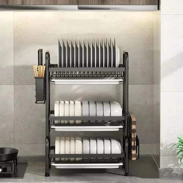 3 Tier dish storage rack - Image 5