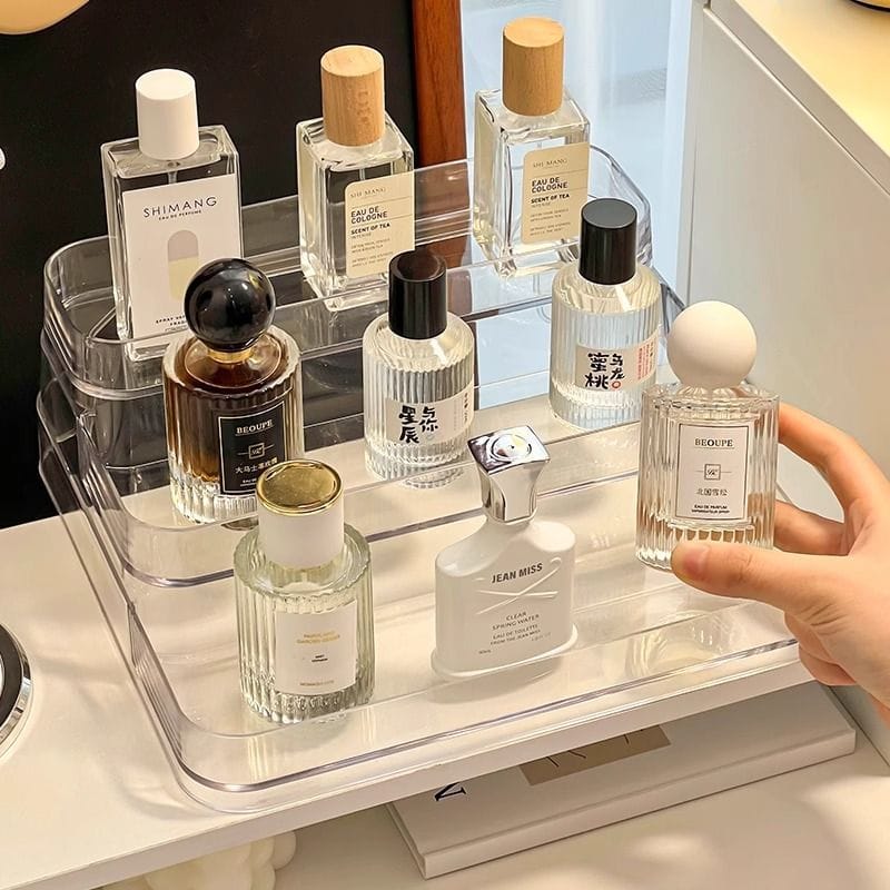 3 Tier Multipurpose Shelf PET Cosmetic Organizer - Image 2