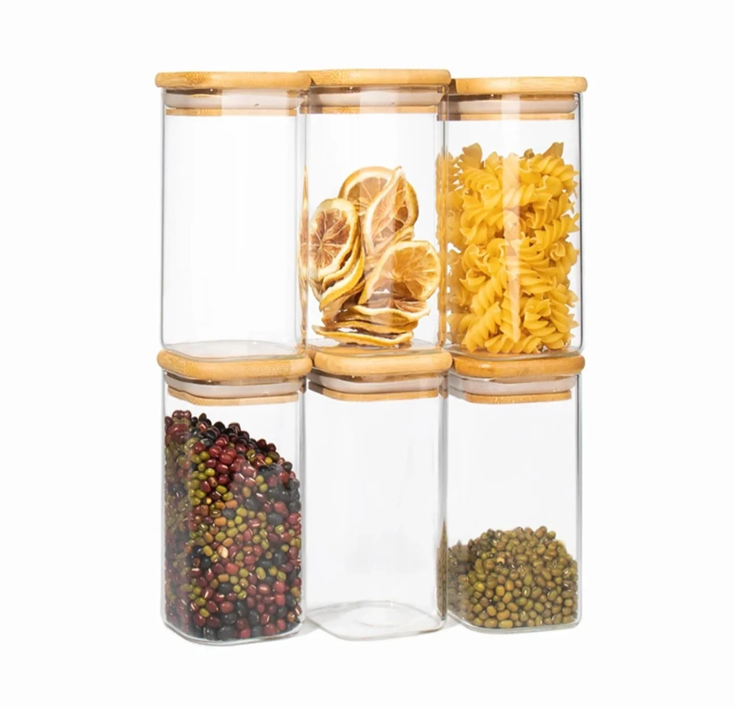 3 Tier Spice Rack Set with 12 Glass Jars, Spoons & Airtight Lids - Image 2