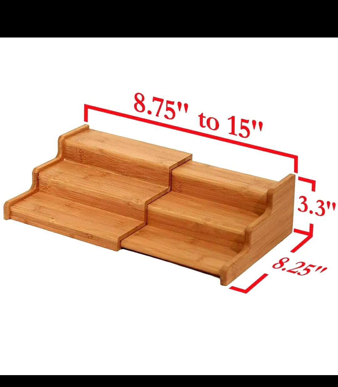 3 tier Eexpandable spice //storage rack - Image 5