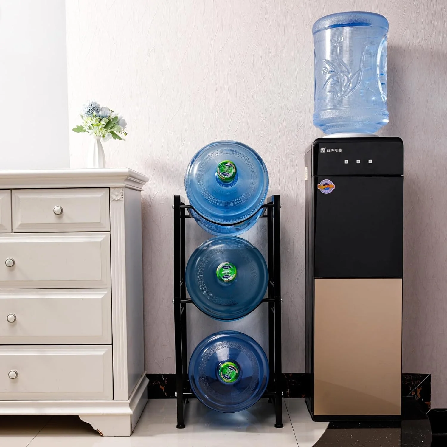 3-Tier Organizer Water Bottle Holder Rack Storage - Image 2